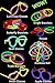 Glow Sticks, 268Pcs BUDI Glow Party Favors for Kids/Adults: 100 Glowsticks 7 Colors& Multi-Connectors for Glow Necklace, Flower Balls, Luminous/Apple/Heart Glasses and Triple/Butterfly Bracelets