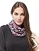 Bentibo Stylish Fashion Floral Light Weight X-large Infinity Scarf for Women Hot Pink