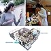 Doorbell, Lovin Product Waterproof Wireless Doorbell Chime Kit with 36 Chimes/Adjustable Volume; 1000feet Operating, with Sound LED Flash Door Bell for Home (2 Receiver x 1Push Button)