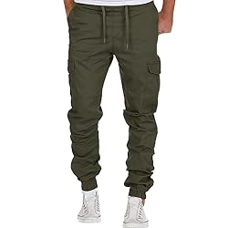 Black Sweats Pants Gym Sweats Cargo Joggers
