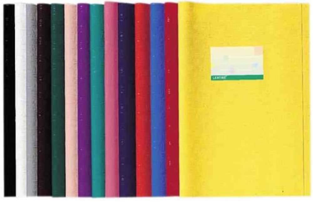 LANDRÉ 100420085 DIN A5, geprägt (Bast) Red Exercise Book Cover PP