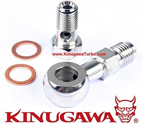 Banjo Bolt Kit M10x1.25mm to 4AN Mitsubishi EVO 1~10 4G63T 4B11T Engine Block