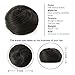 Beauty Angelbella Updo Hairpiece Adjustable Scrunchie Chignon Braid Synthetic Clip in Bun Extension Bundles for Women (1b#)