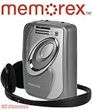 Memorex MD2280 Personal AM/FM Cassette Tape Player with Headphone (Certified Refurbished)