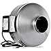 iPower GLFANXINLINE4 4 Inch 190 CFM Inline Duct Ventilation Fan HVAC Exhaust Blower for Grow Tent, Grounded Power Cord, Silver primary