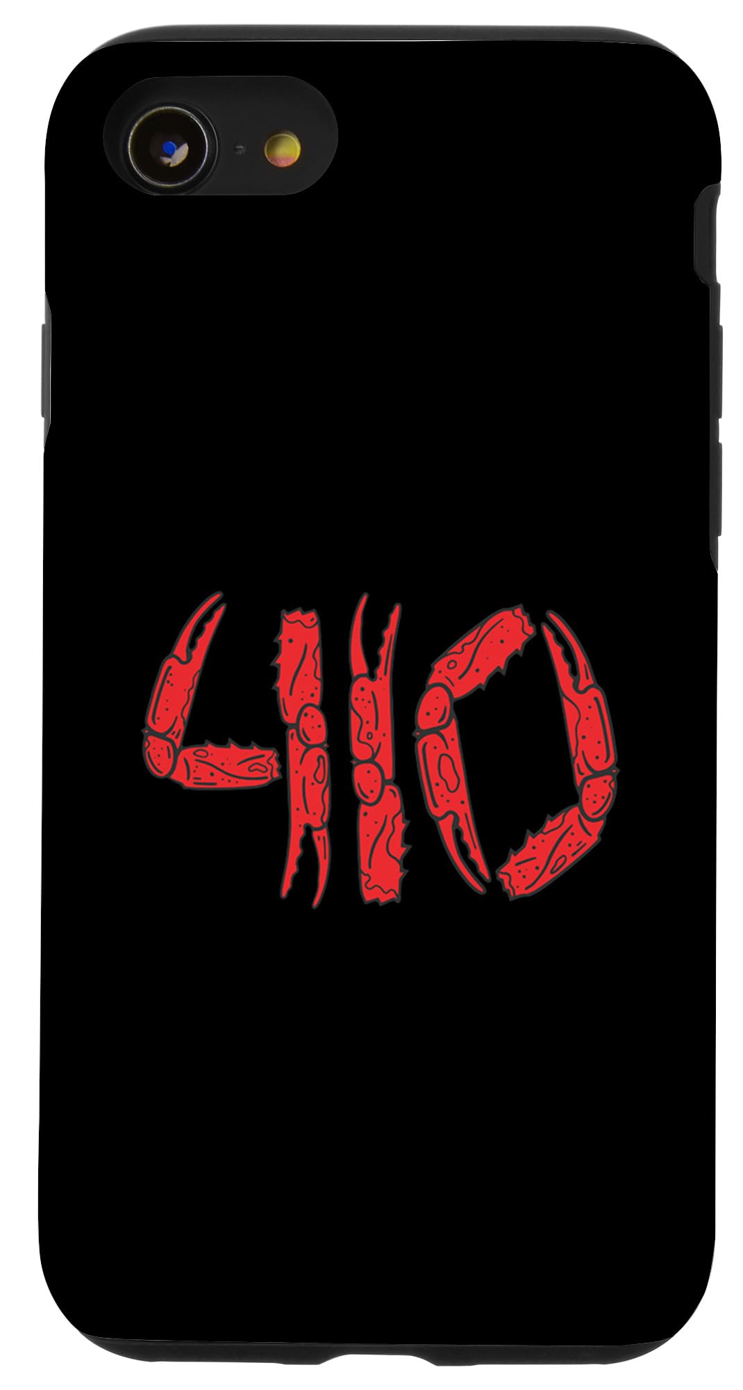 iPhone SE (2020) / 7 / 8 Funny 410 Area Code Made By Blue Crab’s Claws Maryland Case