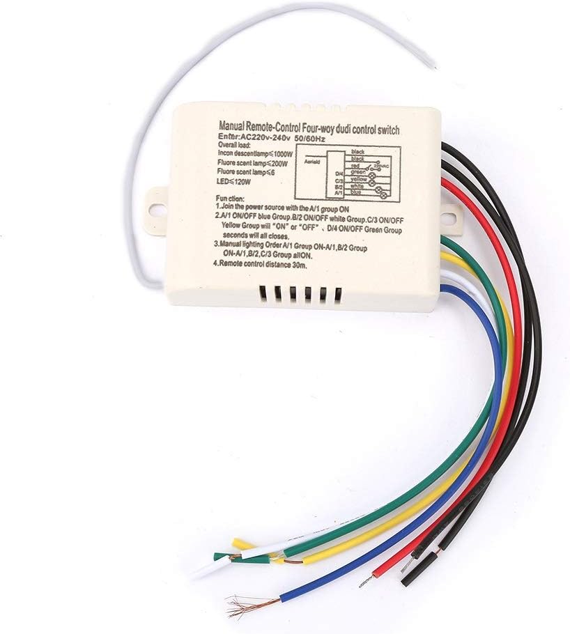 Samfox Wireless Remote Wall Switch Light Control - Image 4