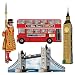 Beistle 55516 British Cutouts, 16-Inch, 4-Pack primary