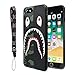 iPhone 7/8 Shark Face Case Street Fashion: Luxury Flexible Durable Designer Protective TPU Cover/Bumper/Skin/Cushion with Wrist Strap (Compatible with 4.7