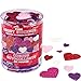 Valentine's Day Multicolor Foam Glitter Craft Hearts - .5