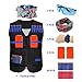 Minver Adjustable Tactical Vest Jacket Accessories Kit for Nerf Guns' N-strike Elite Series for kids