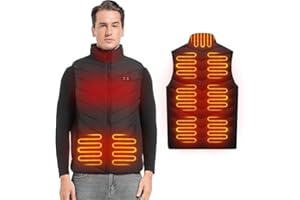 XINSONYUELL Heated Vest for Men Women: Electric Heating Vests in Winter (Battery Pack Not Included)