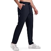 Rdruko Men's Sweatpants Athletic Pants Quick Dry Stretch Workout Track Mesh Pants with Zipper Pockets for Running Hiking