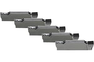 MABUARN PCD Insert for Turning Threading Grooving Holder, CNC Lathe Indexable Inserts for Aluminum Copper Durable Machining (5 Pieces/Pack) (MGMN300)