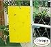 SY.XL High Effect Dual-sided Yellow Sticky Fly Trap, for Leaf Miner, Aphids, Fungus, Gnats, Mosquitoes, Whitefly & Other Flying Insects Effective(Contains 10 Iron Wire) 10pcs