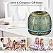 Diffusers for Essential Oils, Ultrasonic Cool Mist 600ml Essential Oil Diffuser for Large Room, Iron Metal Aromatherapy Diffuser