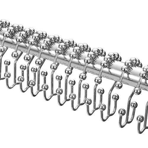 Amazer Shower Curtain Hooks Rings, Stainless Steel Shower Curtain Rings