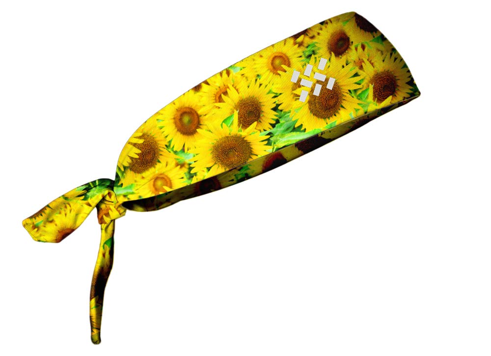 TreadBands All Terrain Tieback Non Slip Headband - Designs (Design Lil Miss Sunshine)