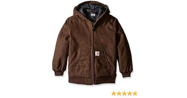 Amazon.com: Carhartt Chamarra de trabajo con forro grande para niños :  Ropa, Zapatos y Joyería