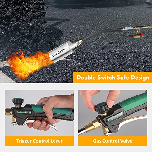 Weed Torch Propane Burner,Heavy Duty Propane Torch, Flamethrower