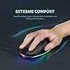 Seenda Wireless Bluetooth Mouse for Laptop, LED Rechargeable Silent Bluetooth Mouse for Computer, Compatible with Mac…