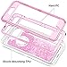 iPhone 6S Case, iPhone 6 Case, Anuck 3 in 1 Hybrid Heavy Duty Defender Case Sparkly Floating Liquid Glitter Protective Hard Shell Shockproof TPU Cover for Apple iPhone 6 /iPhone 6S 4.7