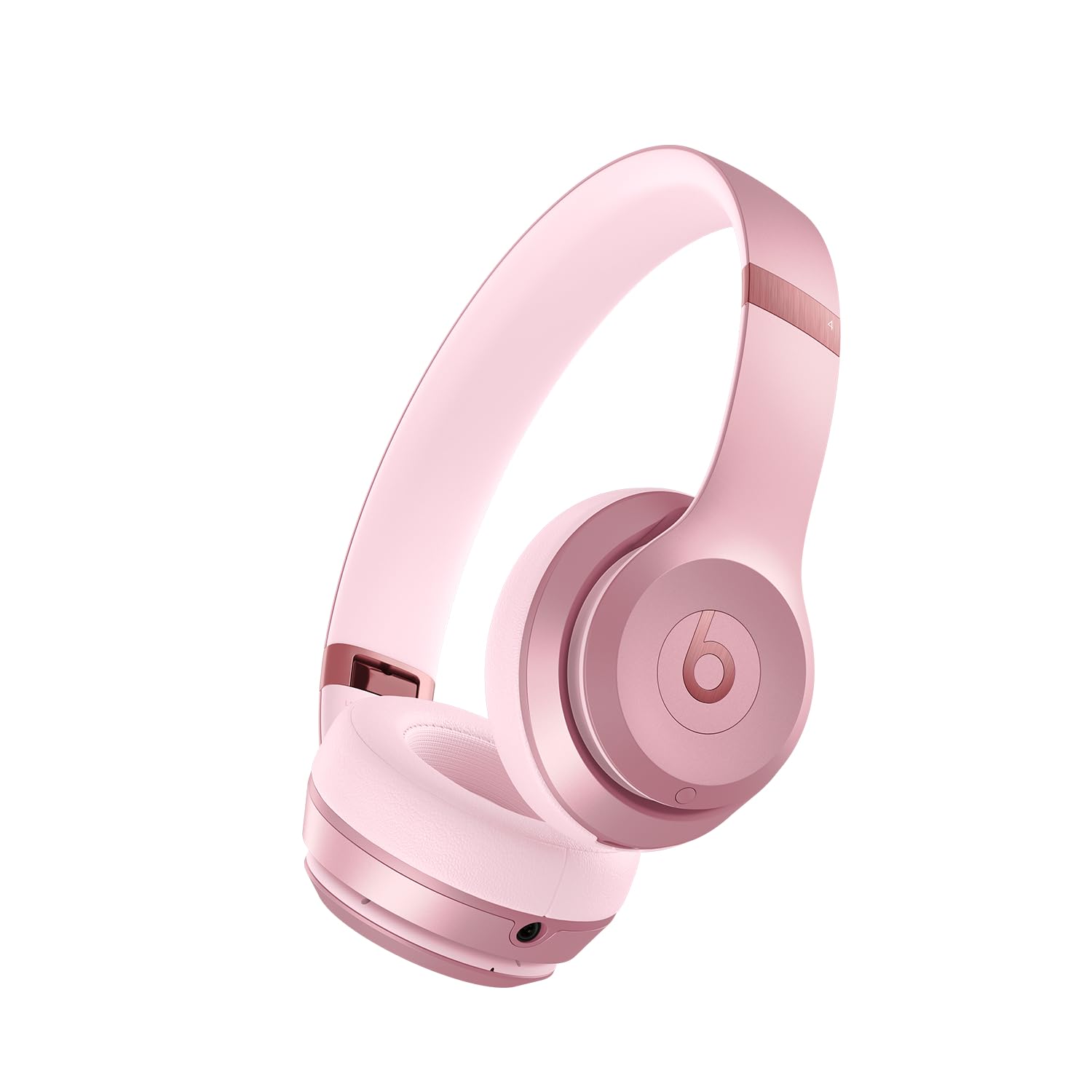 Beats Solo 4 - Wireless Bluetooth On-Ear Headphones, Apple & Android Compatible, Up to 50 Hours of Battery Life - Metallic Pink Image Beats Solo 4 - Wireless Bluetooth On-Ear Headphones, Apple & Android Compatible, Up to 50 Hours of Battery Life - Metallic Pink Image