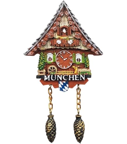 Amazon.com: Munich Germany 3D Cuckoo Clock Fridge Magnet Souvenir