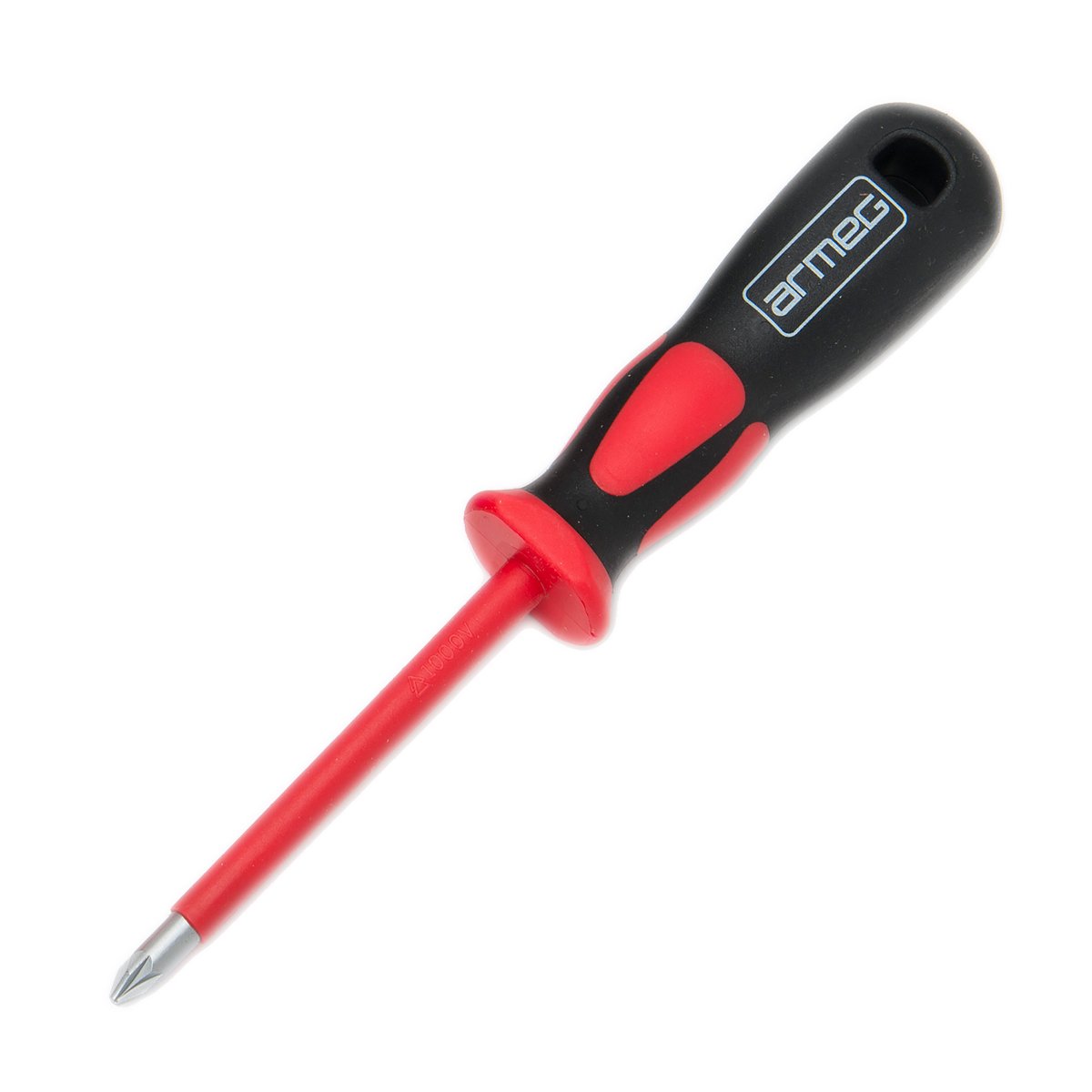 Armeg SDRPZ2 GripX2 PZ2 x 100 1000V Insulated VDE Screwdriver - Red/Black