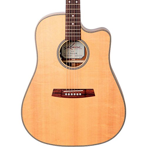 Kremona M20 Mahogany/Spruce D-Style Cutaway/Electric Steel-String Guitar with Deluxe Hard Case