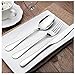 Reusable Travel Utensils Silverware with Case,Travel Camping Cutlery set,Chopsticks and Straw for Camping, Portable Flatware Cutlery Set with Case, Stainless steel Travel Utensil set 8 Piece