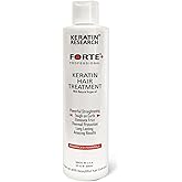 Keratin Research Keratin Forte Conditioner, 300ml, Unisex, Moroccan Argan Oil Enhanced Formula for Curly Hair