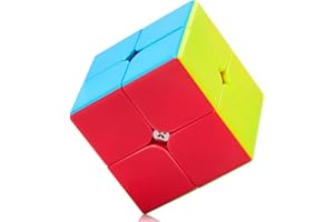 Roxenda 2x2x2 Speed Cube, 2 by 2 Magic Cube Smooth Puzzle Cube 50mm (Stickerless)