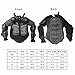 ZXTDR Kids Full Body Armor Protective Gear Jackets Children Mesh Clothing for Motorcycle Motocross Dirt Bike Racing Sports ATV Safety Guard Armored Protector Black (L)