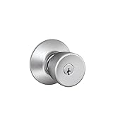 SCHLAGE F51A BEL 626 Bell Knob Keyed Entry