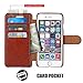 iPhone 6S Case Wallet,Mulbess [Layered Dandy][Vintage Series][Coffee Brown] - [Ultra Slim][Wallet Case] - Leather Flip Cover with Credit Card Slot for Apple iPhone 6s 4.7 inch