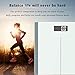 FRK Digital Body Weight Bathroom Scale, High accuracy with Tempered Glass Platform, Smart Step-on Technology, Batteries Included