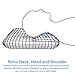 Cr Comfort & Relax Reversible Memory Foam Gel Pillow for Sleeping Cool - Standard Size (1-Pack)
