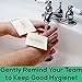 Easy Install Employees Must Wash Hands Before Returning to Work Sign With Self-Adhesive Backing. 2 Pack Set, One Each For The Mens and Womens Restroom. Takes 30 Seconds To Post Above Bathroom Sinks