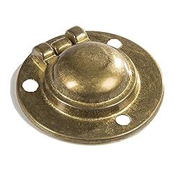Flush Ring Pull Round 1-1/2" Brass