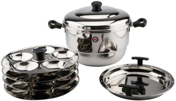 Stainless Steel Idli Maker/Pot with Steamer,20 Idlis