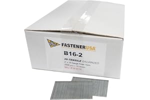 FastenerUSA 2" Finish Nails 16GA GALV 25,000ct | B16-2C10