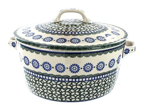 Click Here to See More Images Polish Pottery Maia Covered Round Baker