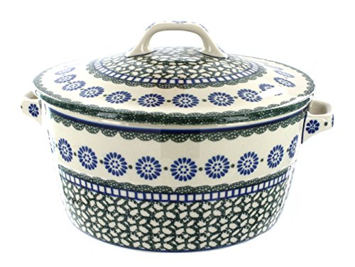 Polish Pottery Maia Covered Round Baker