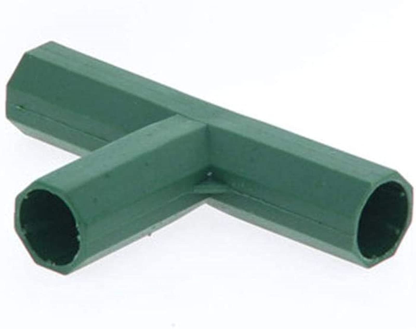 15 Pieces Greenhouse Frame Connectors Plastic PVC Fitting Support Gardening Frame Building Supports Fruit Cages Netting Frames Fencing Cane Rods Stakes Connectors(Green 3 Way Cross Connector 11MM)