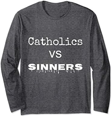 Unisex Catholics vs Sinners XL: Dark Heather