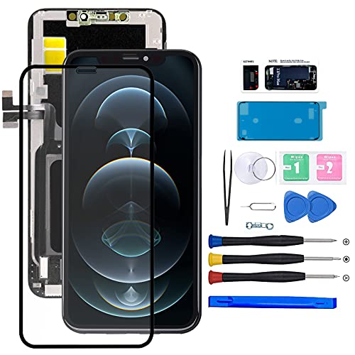 IPhone 11 Pro Max Screen Replacement Kit – 6.5 Inch LCD Display With 3D Touch, HD Digitizer & Frame, Compatible With A2161, A2220, A2218 Models