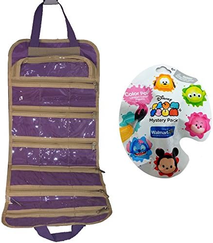 Purple Hanging Storage Organizer Combo Pack with Color Pop Tsum Tsum Blind Pack