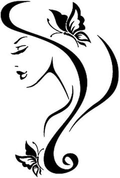 Hairdressing Hair Shop Wall Decals Beauty Salon Girl Beauty