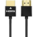 PERLESMITH Ultra Slim HDMI Cable - High speed and Flexible - Length 10 feet with Ethernet, Audio Return - 1080p - For HD TV, DVD Blu-ray Players, XBox one, Xbox 360, Apple TV, Computer, PS3, PS4